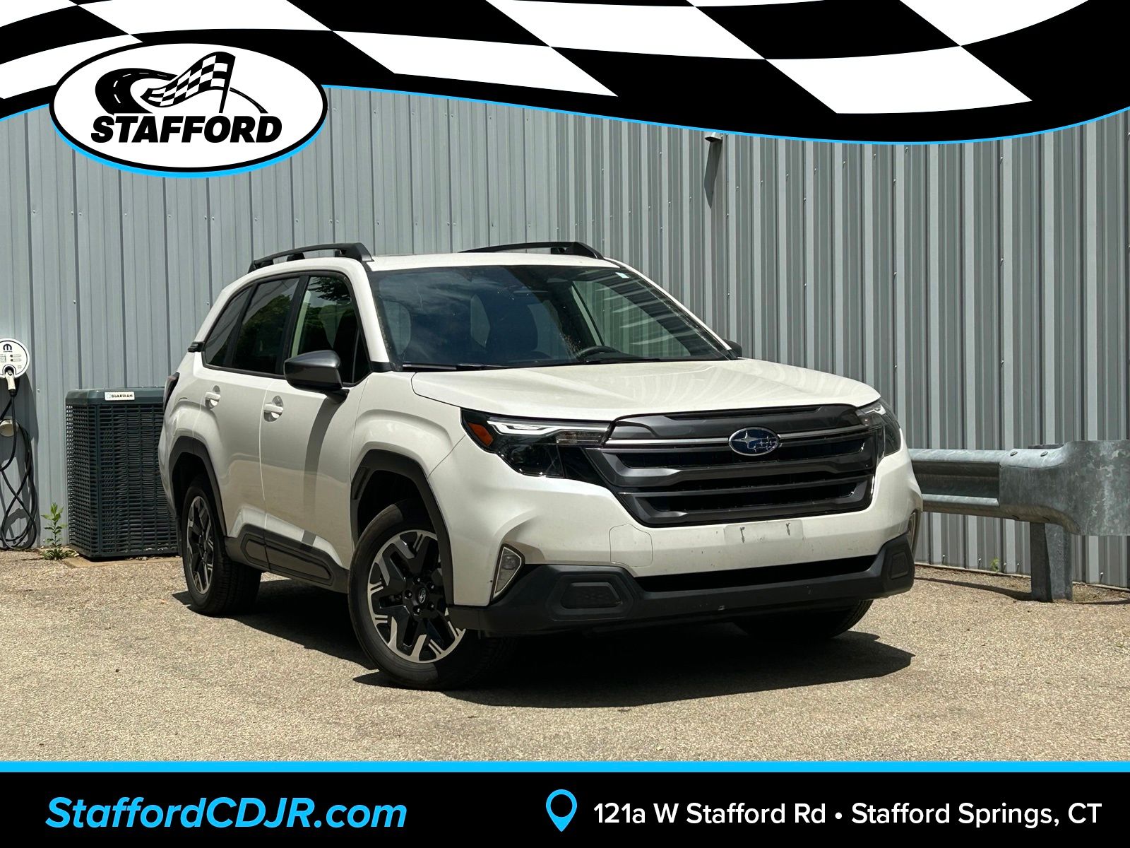 Crystal White Pearl 2025 Subaru Forester SUV / Crossover All-Wheel Drive Continuously Variable Transmission