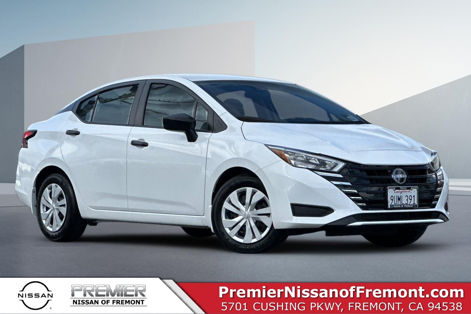 White (Fresh Powder) 2025 Nissan Versa S FWD Sedan Front-Wheel Drive Continuously Variable Transmission