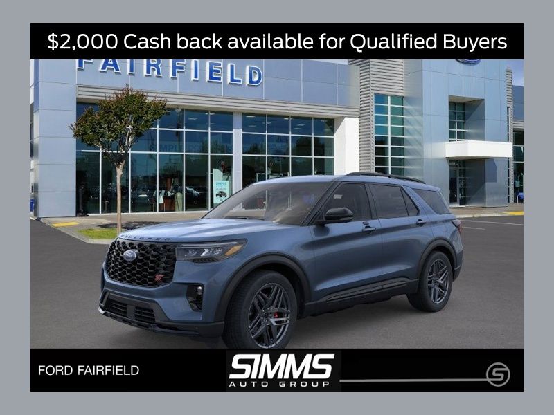 Vapor Blue Metallic 2026 Ford Explorer ST AWD SUV / Crossover All-Wheel Drive Automatic