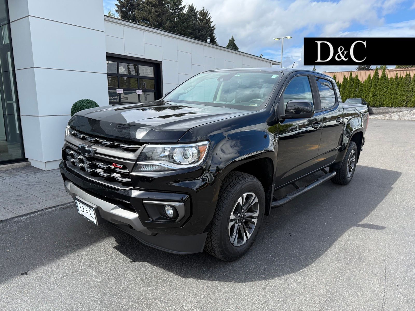 Black 2021 Chevrolet Colorado Z71 Crew Cab 4WD Pickup Truck Four-Wheel Drive 8-Speed Automatic