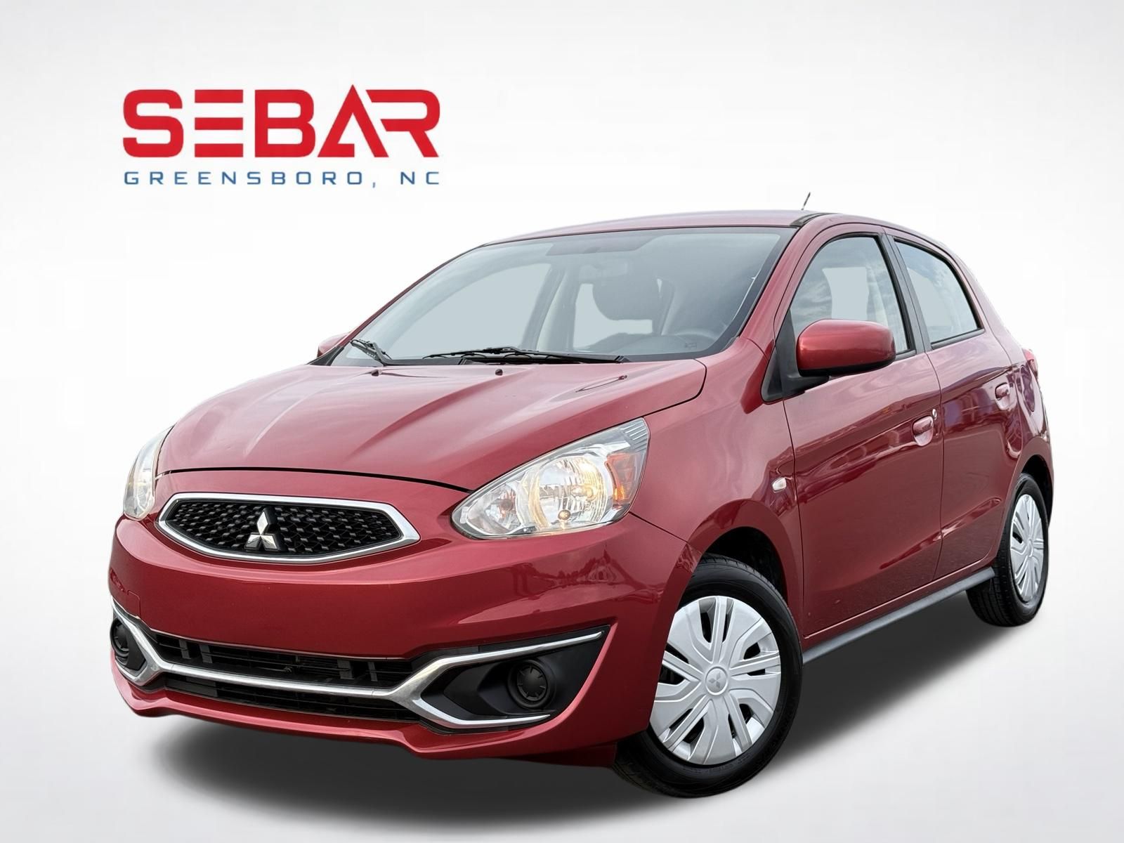 Red 2019 Mitsubishi Mirage ES FWD Hatchback Front-Wheel Drive Continuously Variable Transmission