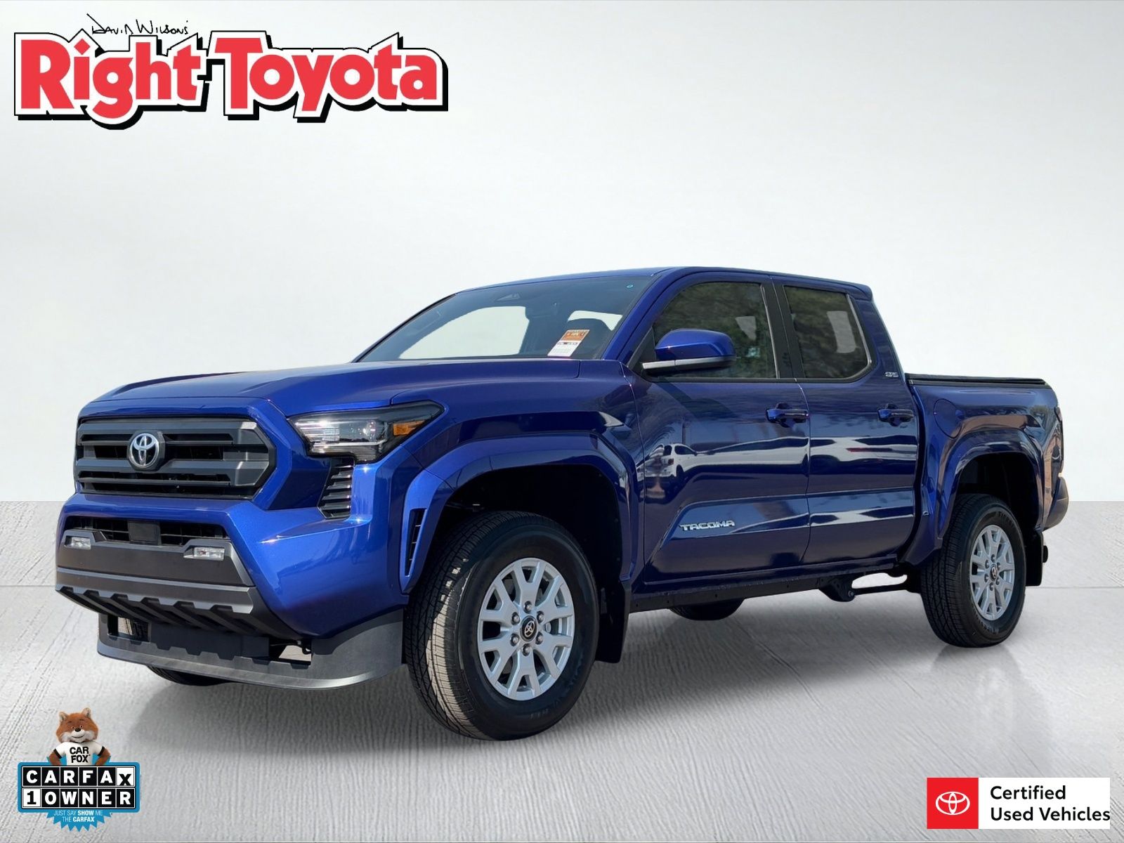 Blue Crush Metallic 2025 Toyota Tacoma SR5 Double Cab RWD Pickup Truck 4X2 8-Speed Automatic