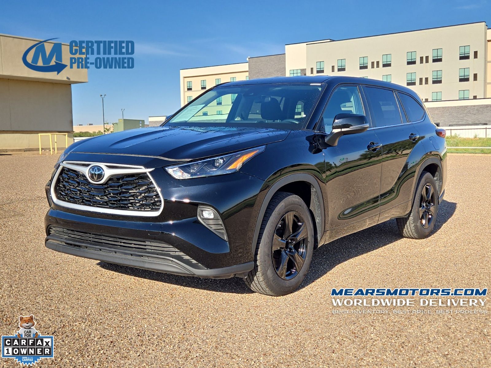 Midnight Black Metallic 2025 Toyota Highlander SUV / Crossover Front-Wheel Drive 8-Speed Automatic