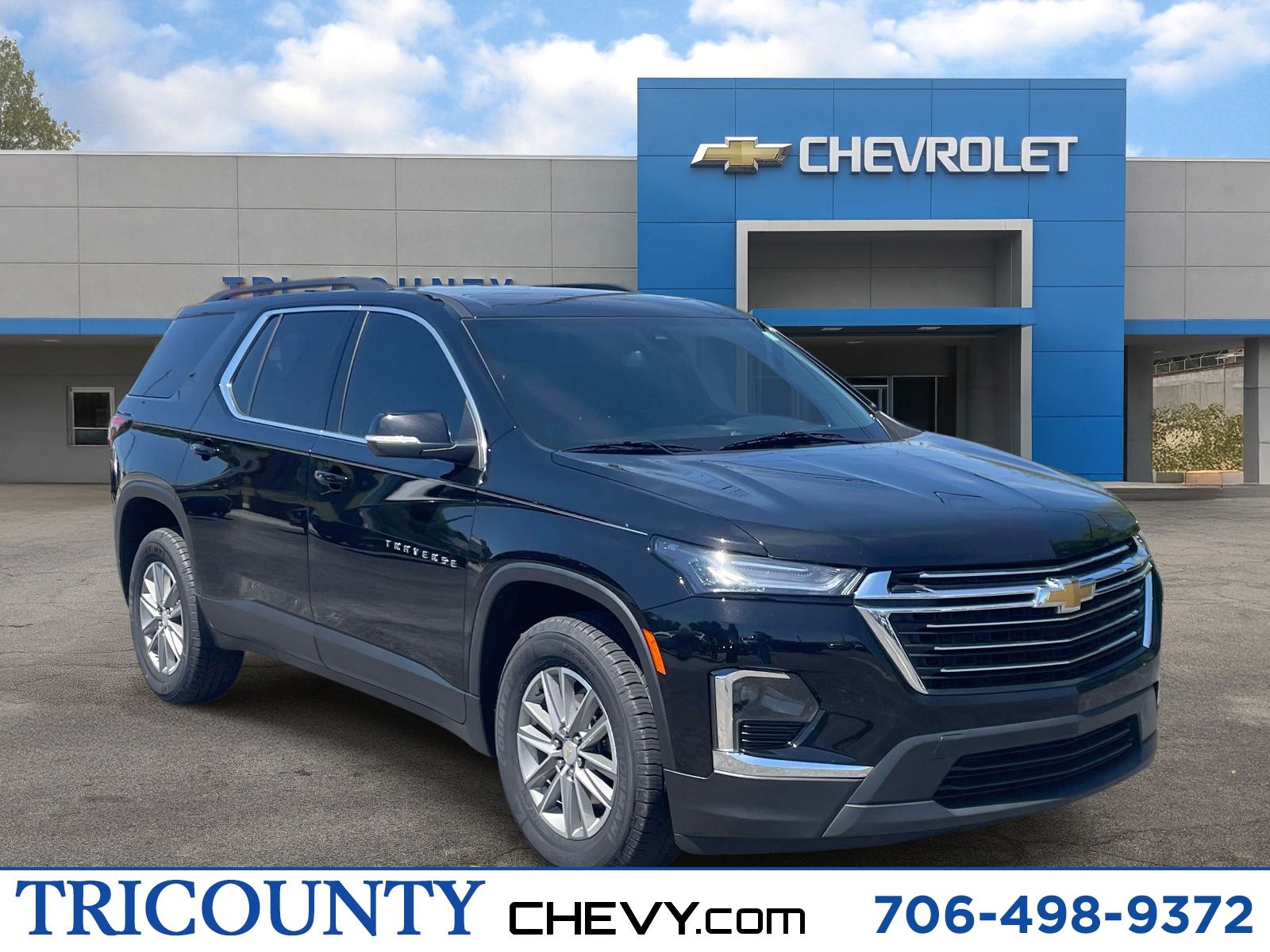 Black Metallic 2024 Chevrolet Traverse Limited LT Cloth FWD SUV / Crossover Front-Wheel Drive 9-Speed Automatic