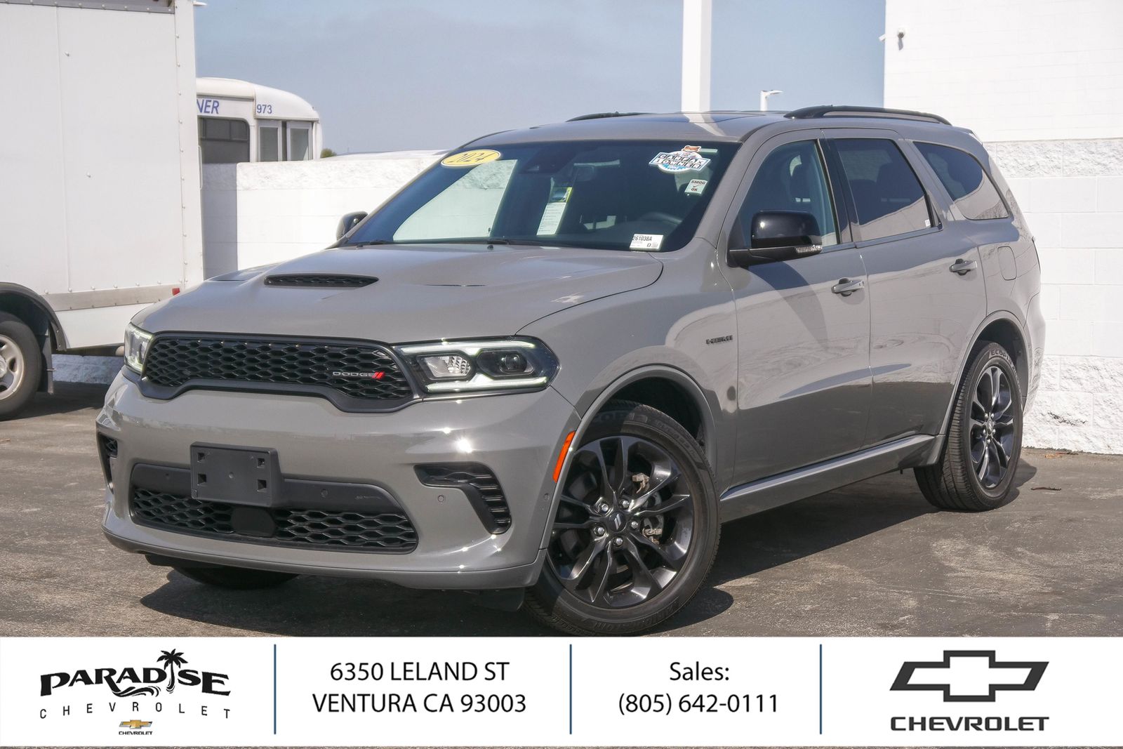 Destroyer Gray Clearcoat 2024 Dodge Durango SUV / Crossover Rear-Wheel Drive 8-Speed Automatic