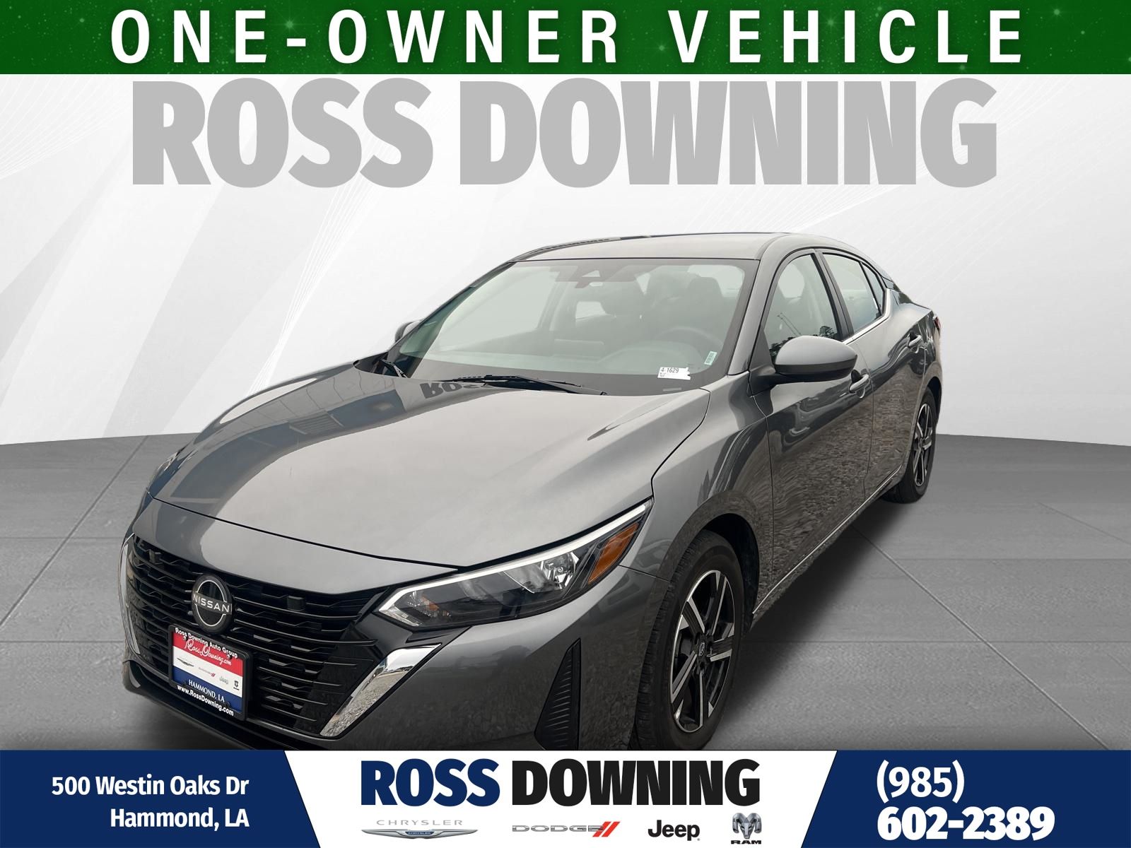 Gray (Gun Metallic) 2025 Nissan Sentra SV FWD Sedan Front-Wheel Drive Continuously Variable Transmission