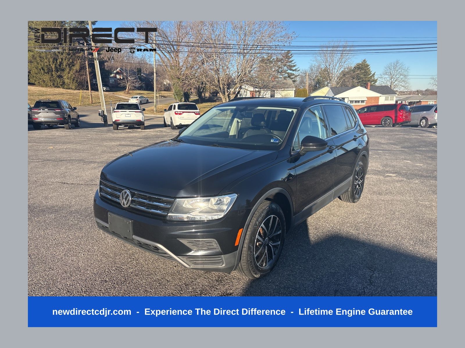Black 2021 Volkswagen Tiguan SE R-Line Black FWD SUV / Crossover Front-Wheel Drive 8-Speed Automatic