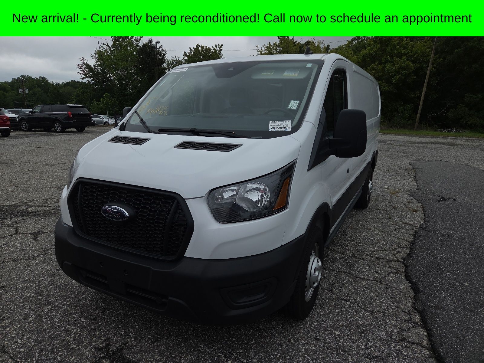 Oxford White 2022 Ford Transit Cargo Van All-Wheel Drive