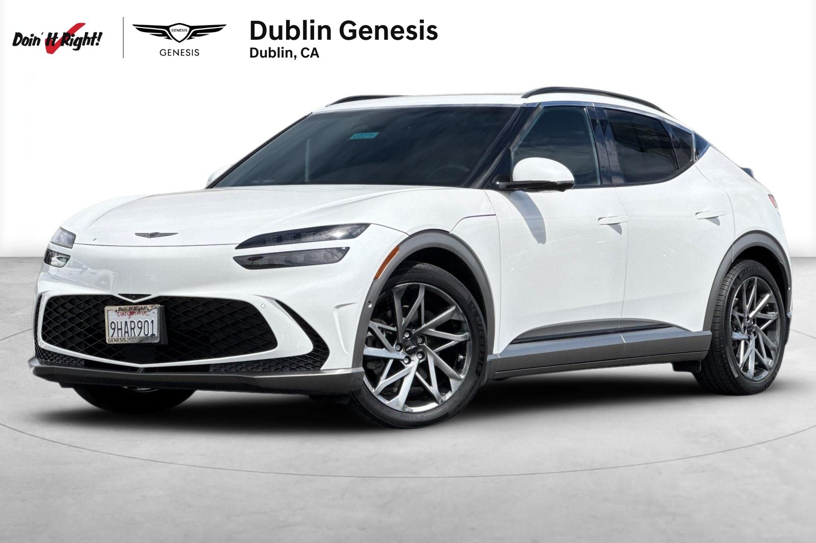White 2023 Genesis GV60 SUV / Crossover All-Wheel Drive 1-Speed Automatic