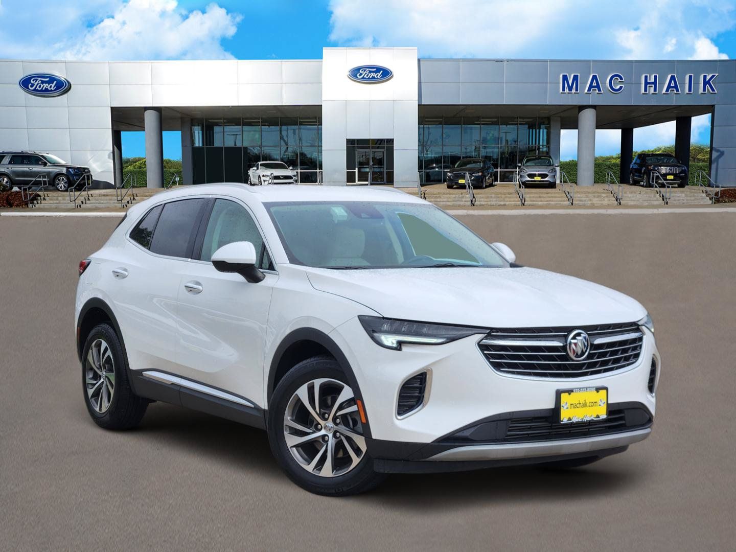 Summit White 2023 Buick Envision SUV / Crossover Front-Wheel Drive 9-Speed Automatic