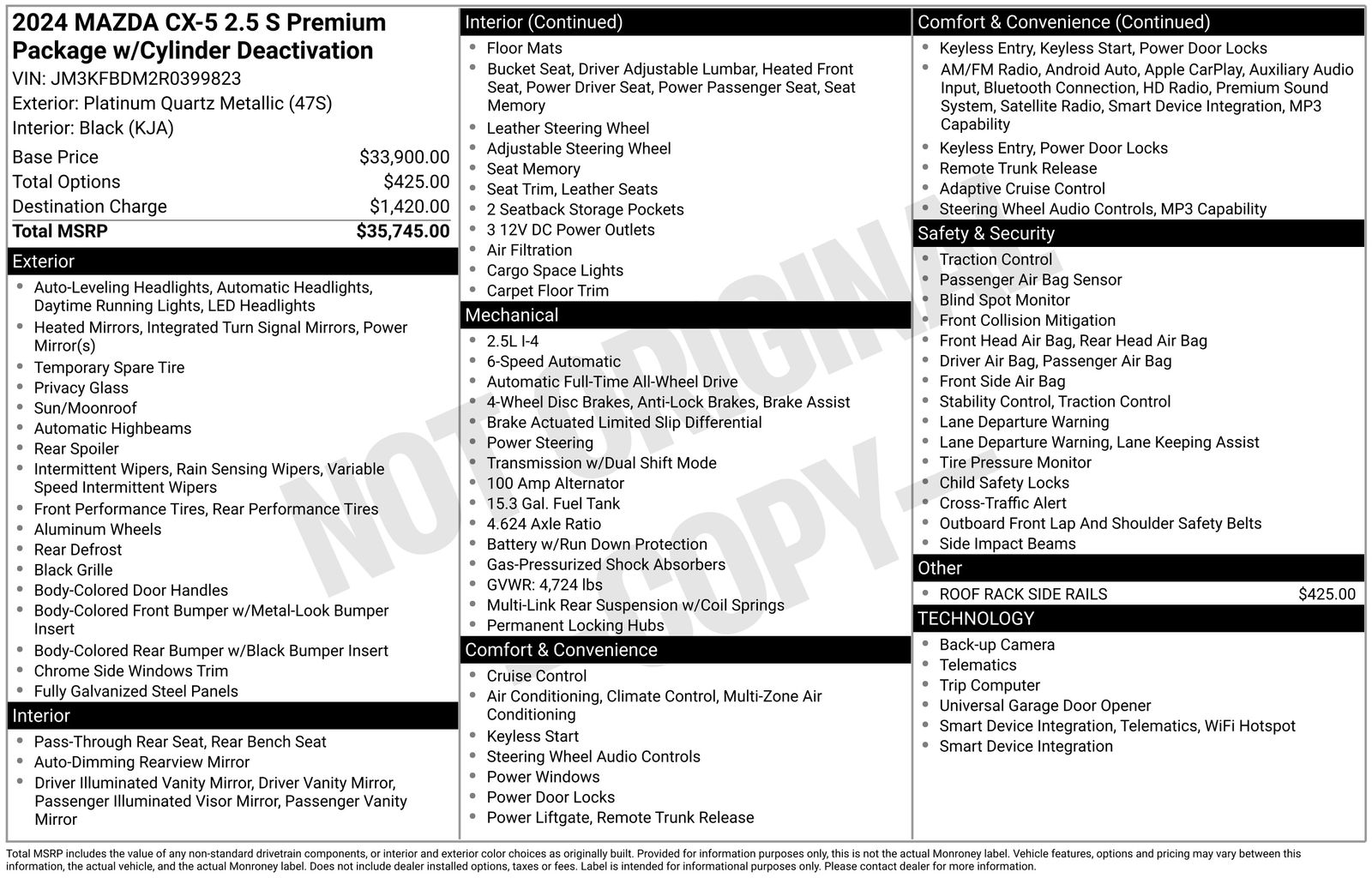 Used Car 2024 Mazda Cx-5  2.5 S Premium Package For Sale Under $30,000 In Austin, Texas