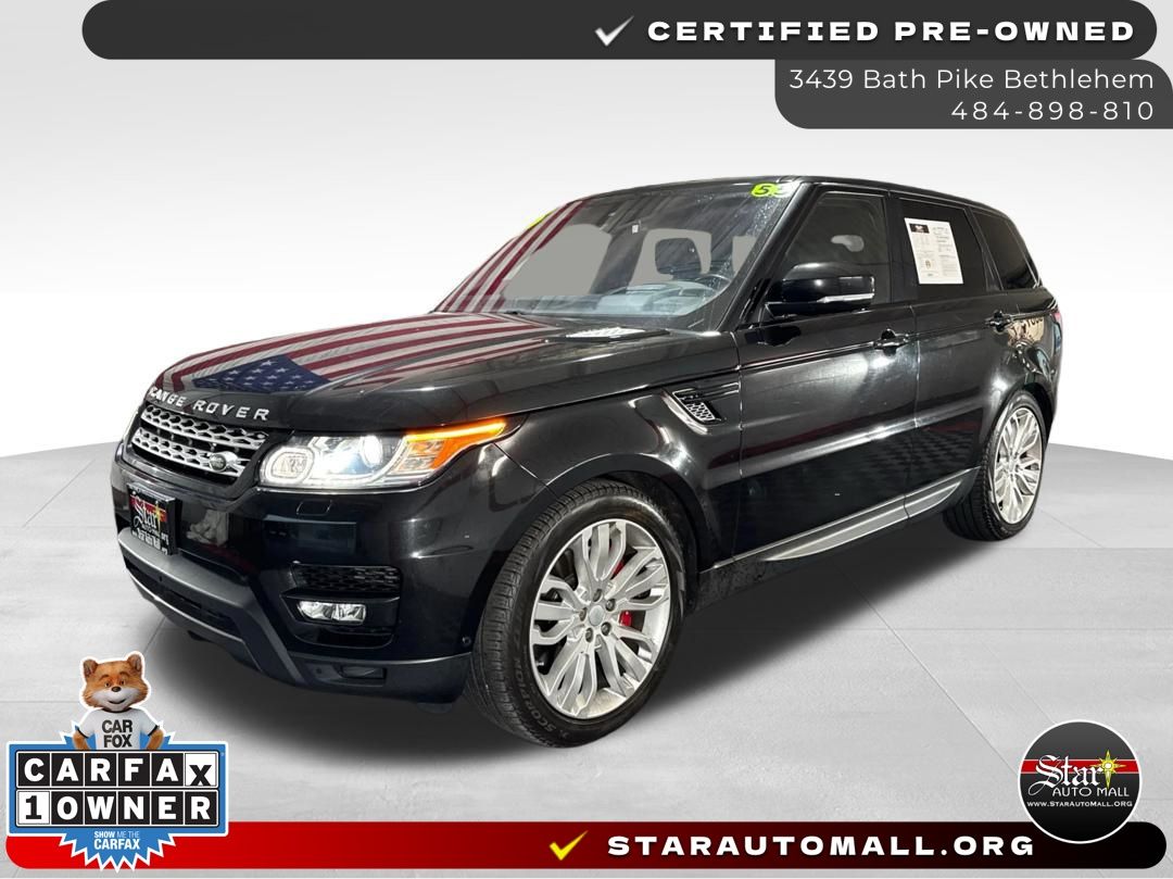 Black 2016 Land Rover Range Rover Sport SUV / Crossover All-Wheel Drive 8-Speed Automatic