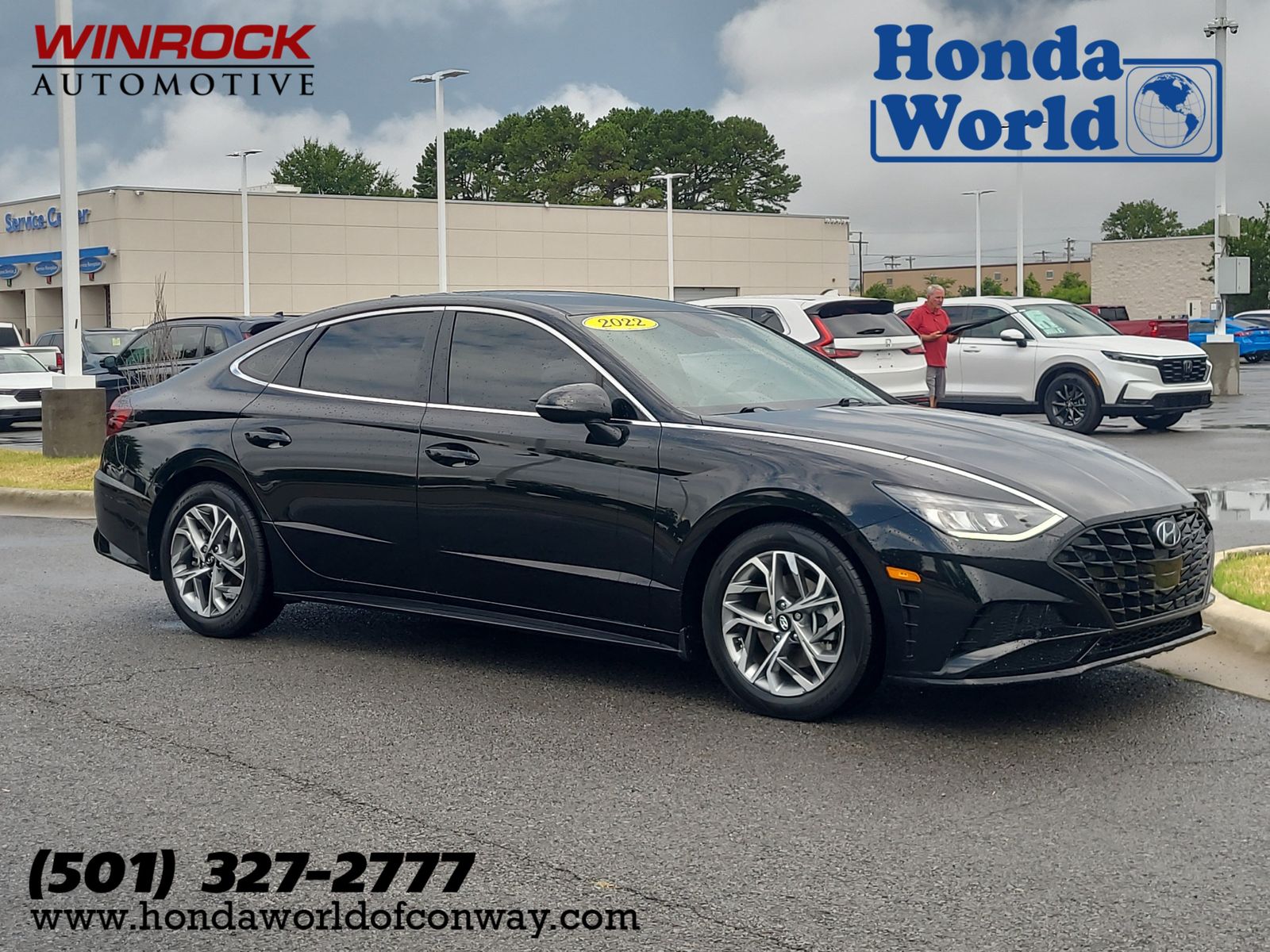 Phantom Black 2022 Hyundai Sonata Sedan Front-Wheel Drive 8-Speed Automatic