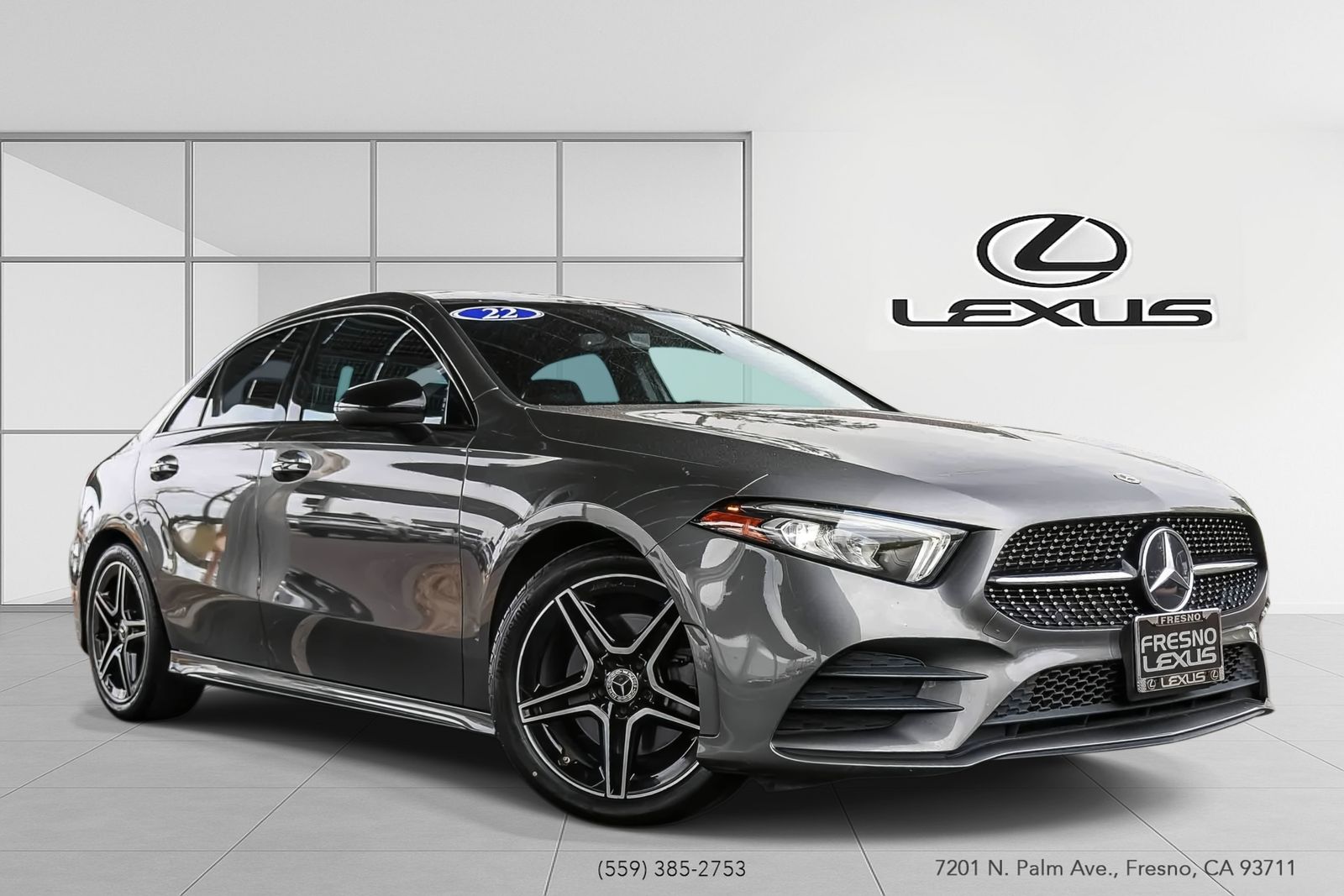Mountain Gray Metallic 2022 Mercedes-Benz A-Class Sedan Front-Wheel Drive 7-Speed Automatic