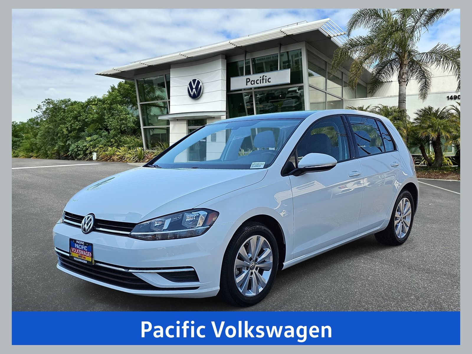 White 2021 Volkswagen Golf Hatchback Front-Wheel Drive 8-Speed Automatic