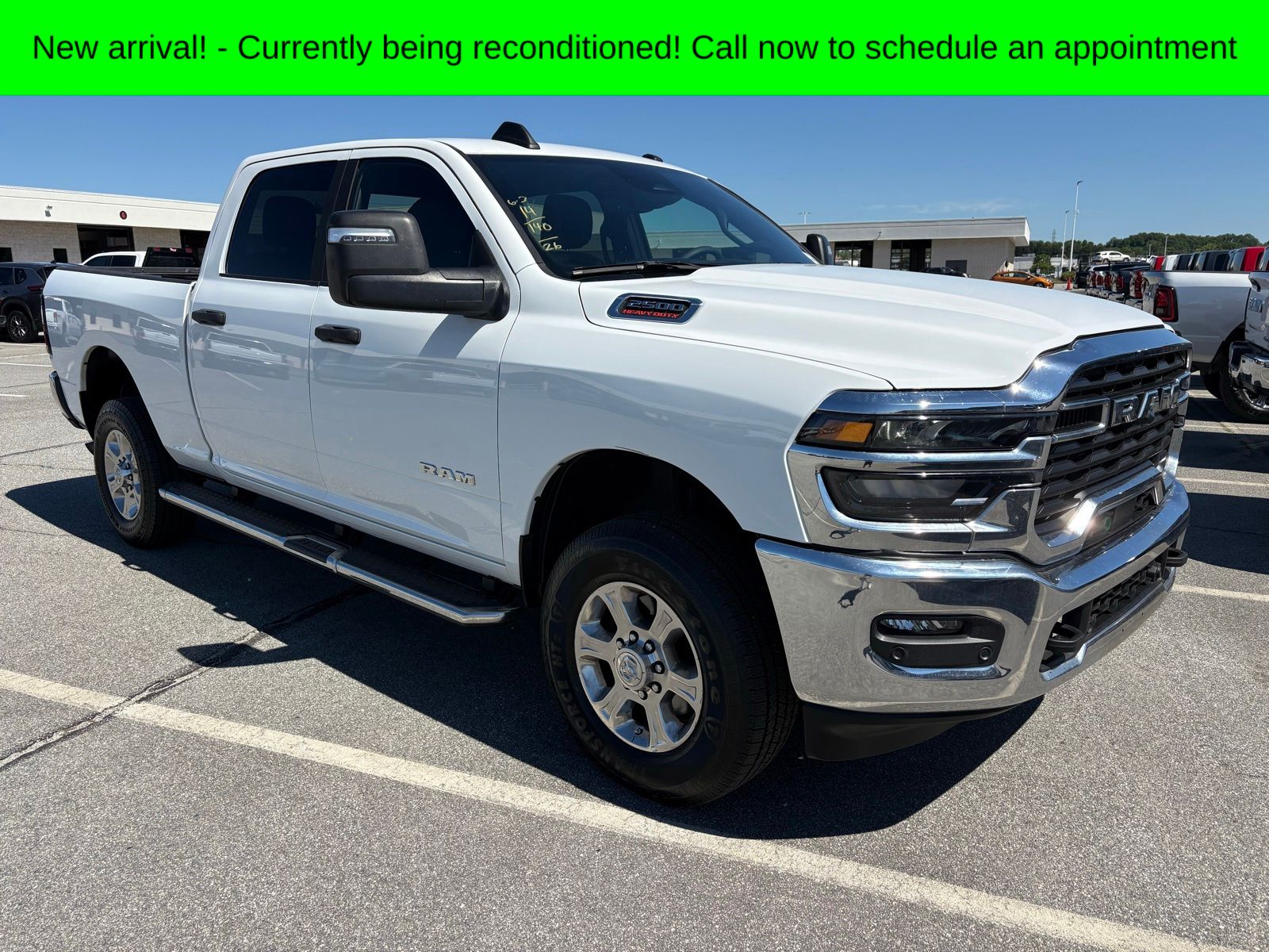 Silver 2026 RAM 2500 Big Horn Crew Cab 4WD Pickup Truck Four-Wheel Drive 8-Speed Automatic
