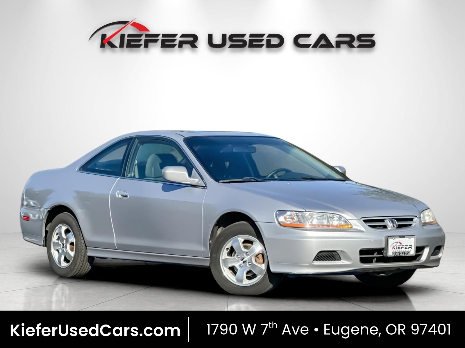 Silver 2001 Honda Accord Coupe Coupe Front-Wheel Drive 4-Speed Automatic Overdrive