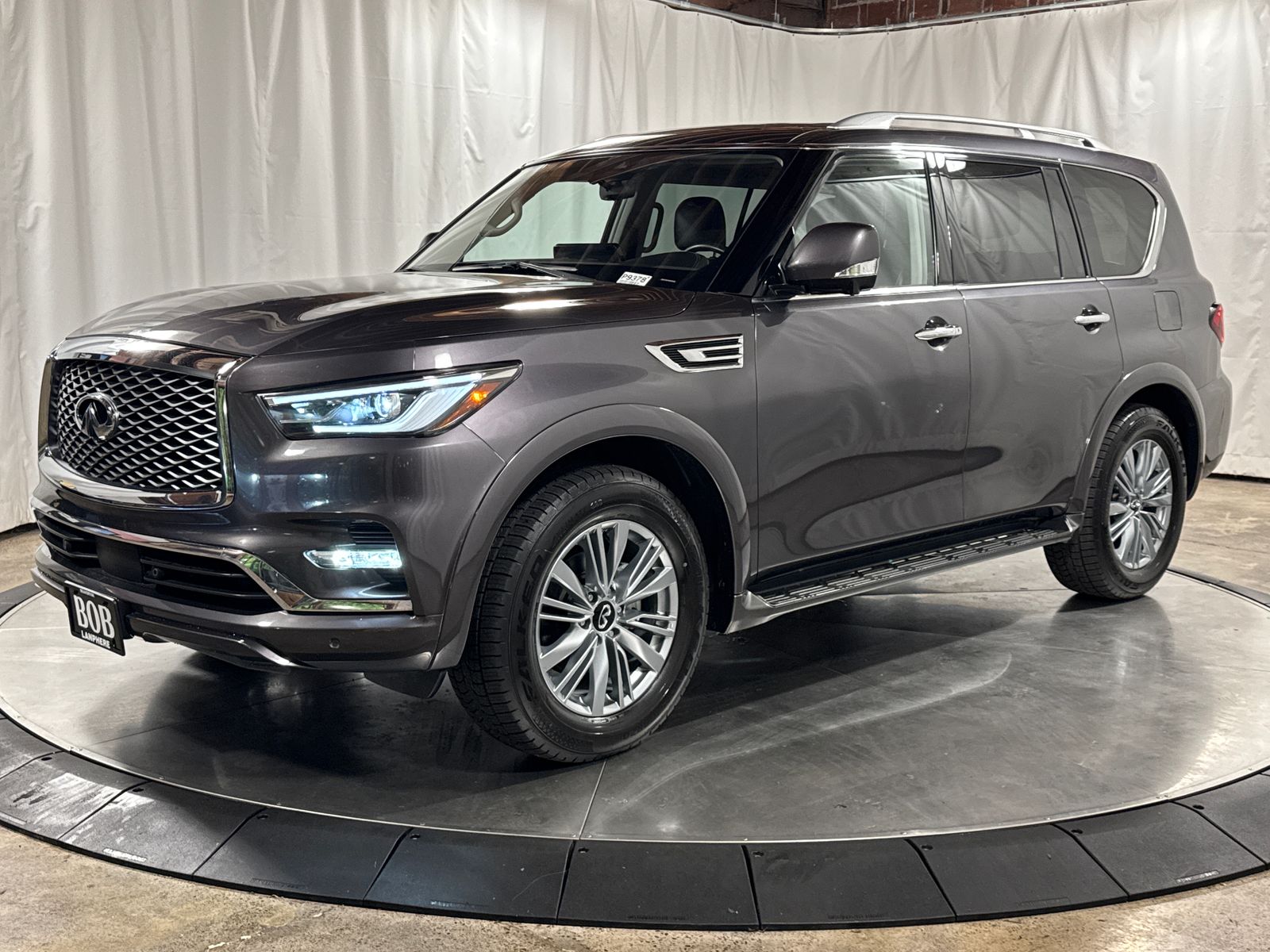 Anthracite Gray 2024 INFINITI QX80 Luxe 4WD SUV / Crossover All-Wheel Drive 7-Speed Automatic