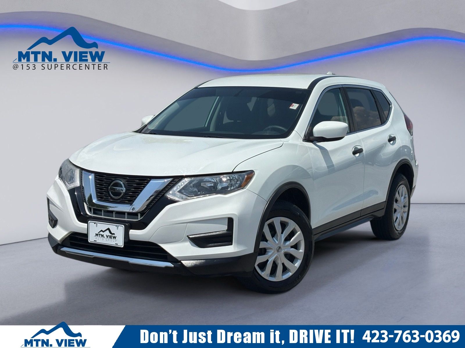 Glacier White 2018 Nissan Rogue SUV / Crossover All-Wheel Drive Continuously Variable Transmission