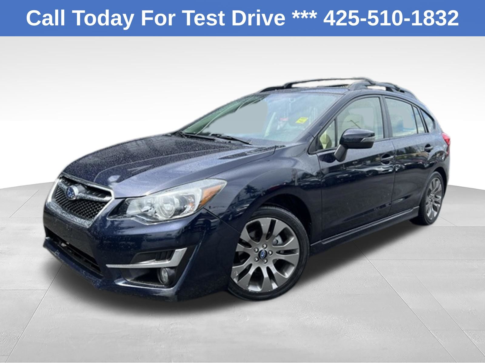 Deep Sea Blue Pearl 2015 Subaru Impreza Hatchback All-Wheel Drive Continuously Variable Transmission