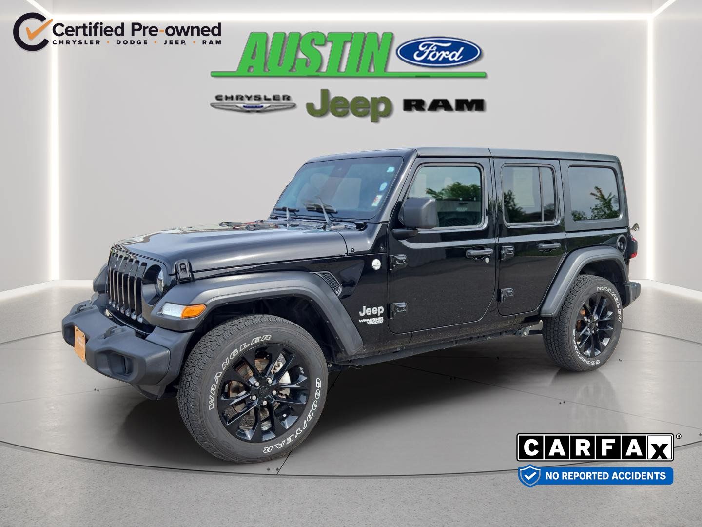 Black Clearcoat 2020 Jeep Wrangler SUV / Crossover Four-Wheel Drive 8-Speed Automatic