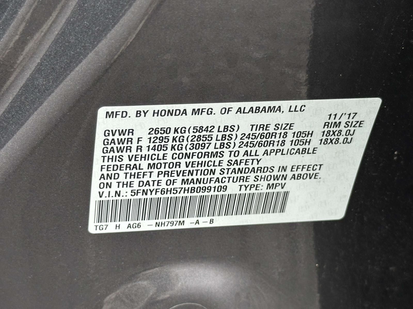 Used 2017  Honda EX-L image 28