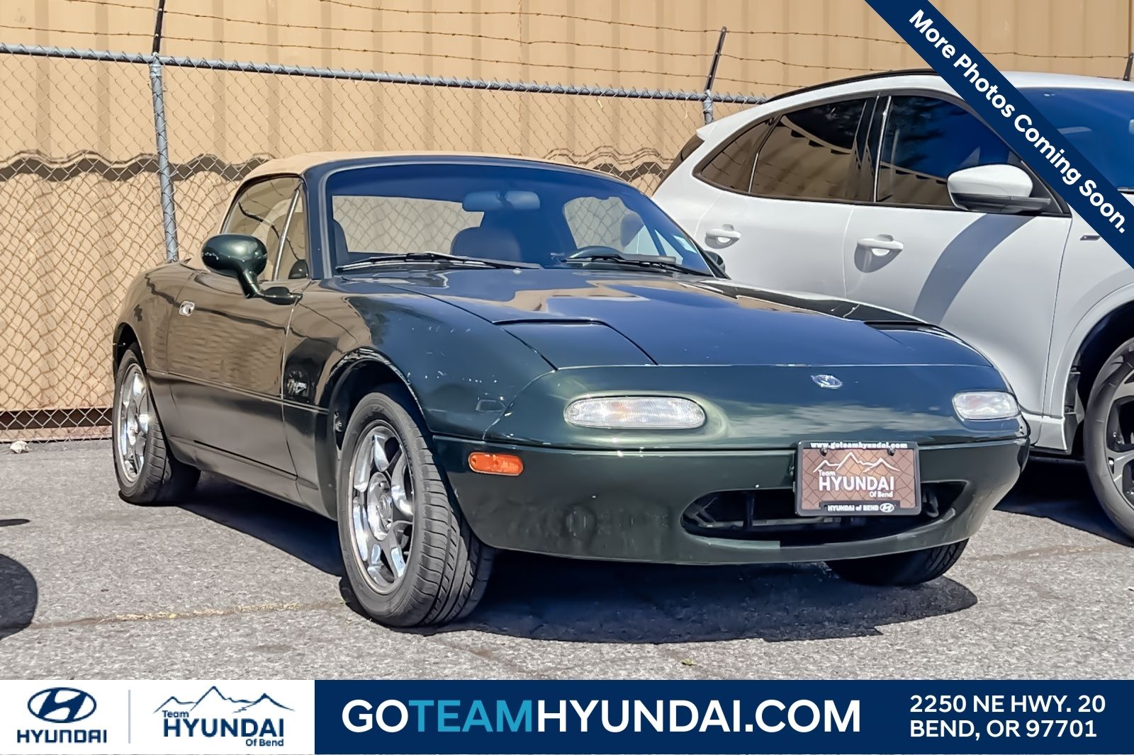 Green 1997 Mazda MX-5 Miata Base Convertible Rear-Wheel Drive 5-Speed Manual