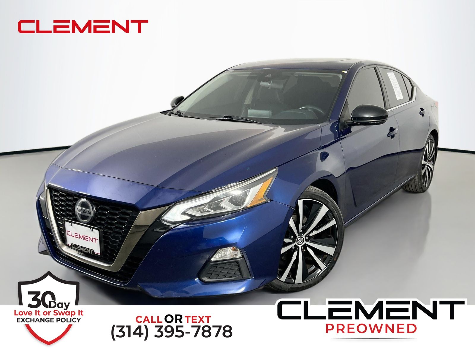 Deep Blue Pearl 2020 Nissan Altima 2.5 SR FWD Sedan Front-Wheel Drive Continuously Variable Transmission