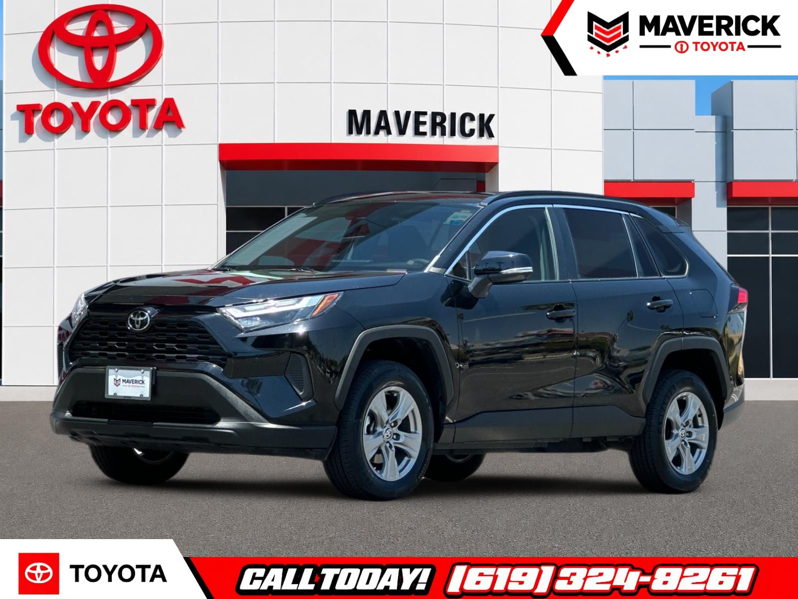 Midnight Black Metallic 2024 Toyota RAV4 XLE FWD SUV / Crossover Front-Wheel Drive 8-Speed Automatic