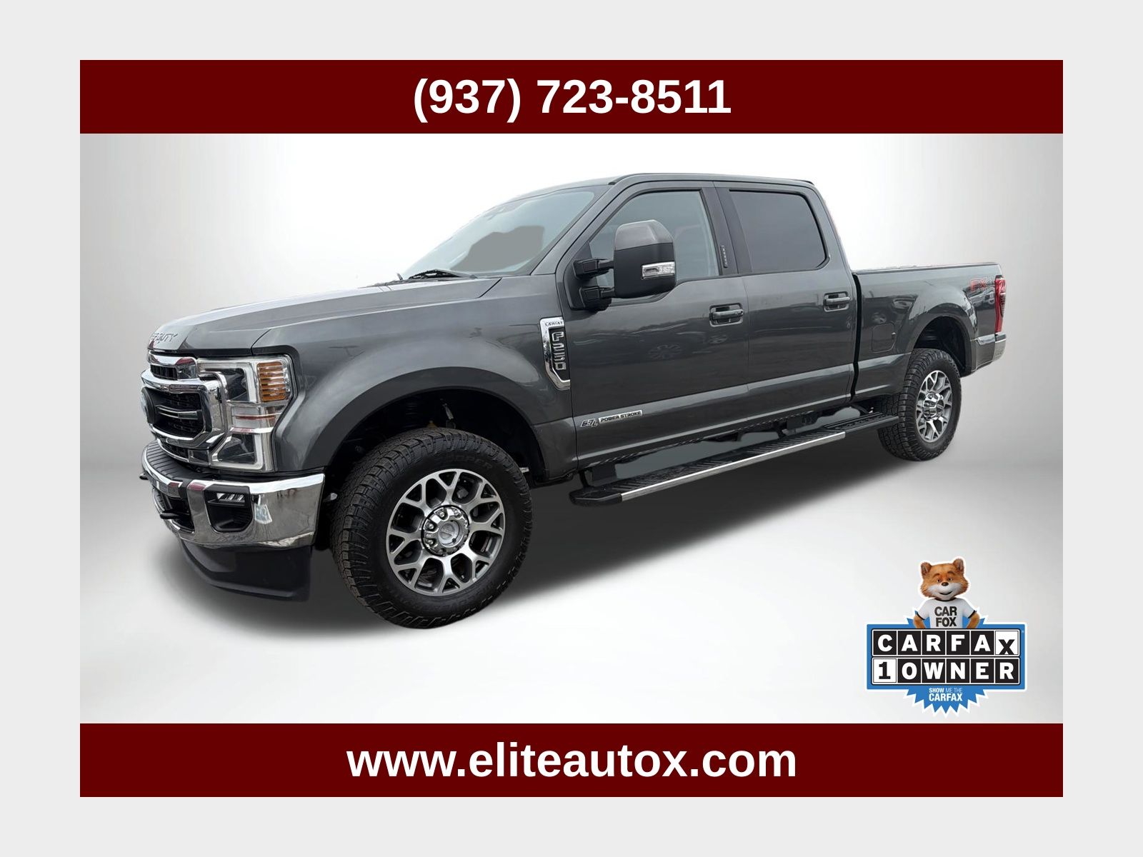 Gray (Magnetic) 2020 Ford F-250 Super Duty Pickup Truck Four-Wheel Drive Automatic