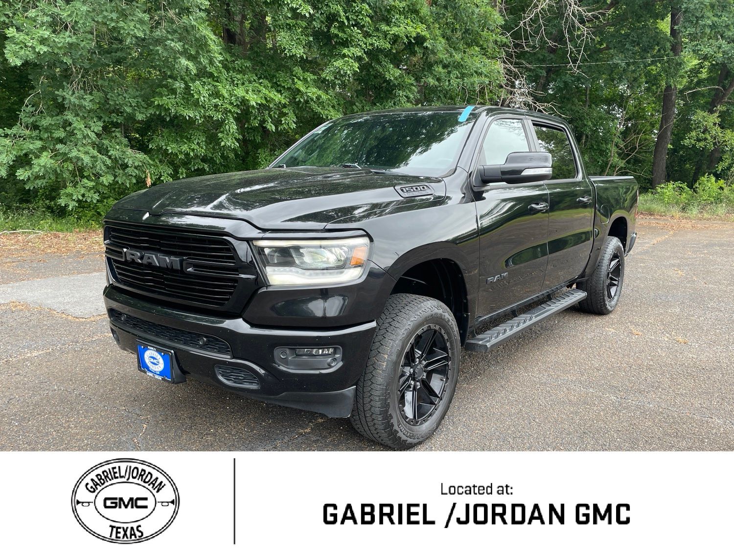 Diamond Black Crystal Pearlcoat 2019 RAM 1500 Big Horn Crew Cab 4WD Pickup Truck Four-Wheel Drive 8-Speed Automatic
