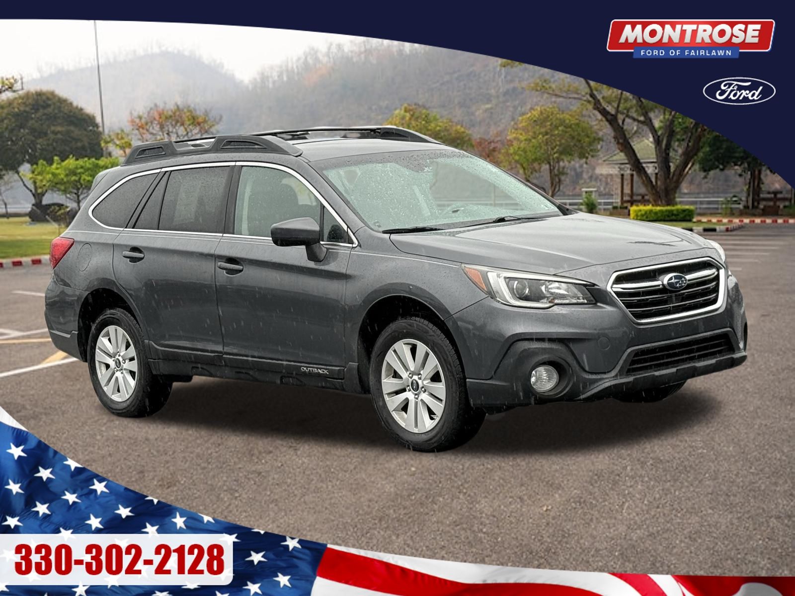 Gray Metallic 2019 Subaru Outback 2.5i Premium AWD Wagon All-Wheel Drive Continuously Variable Transmission