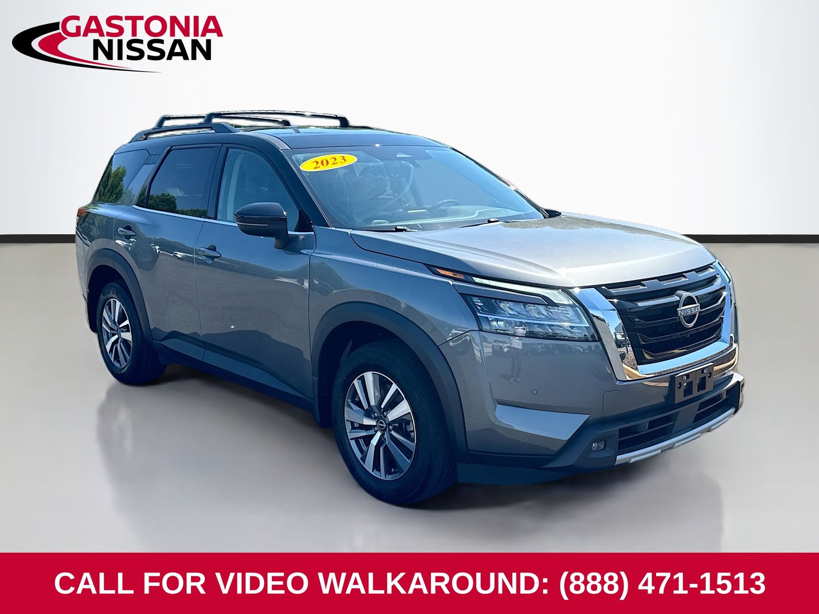 Gun Metallic/Super Black 2023 Nissan Pathfinder SL 4WD SUV / Crossover All-Wheel Drive 9-Speed Automatic