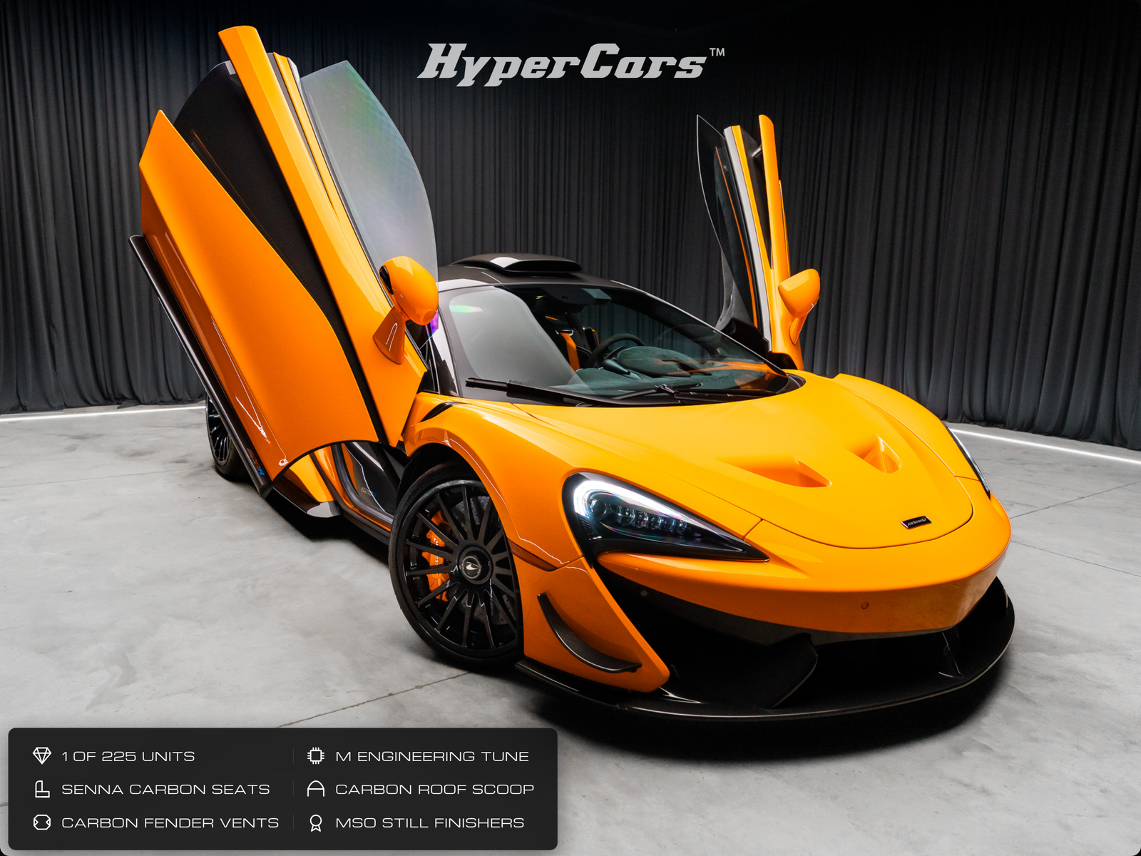 Orange 2020 McLaren 620R Coupe Rear-Wheel Drive 