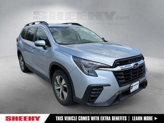 Ice Silver Metallic 2023 Subaru Ascent Premium 7-Passenger AWD SUV / Crossover All-Wheel Drive Continuously Variable Transmission