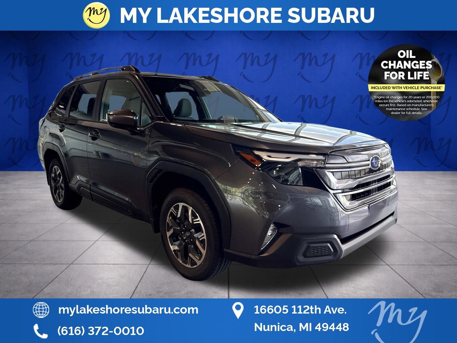 Magnetite Gray Metallic 2026 Subaru Forester SUV / Crossover All-Wheel Drive Continuously Variable Transmission