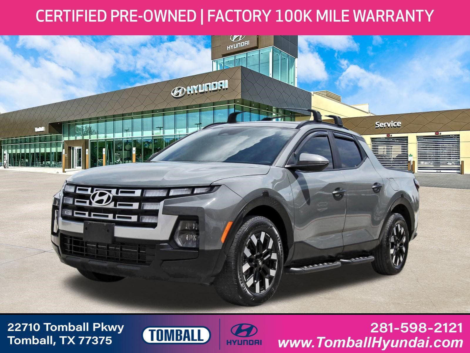 Hampton Gray 2026 Hyundai Santa Cruz Pickup Truck Front-Wheel Drive 8-Speed Automatic