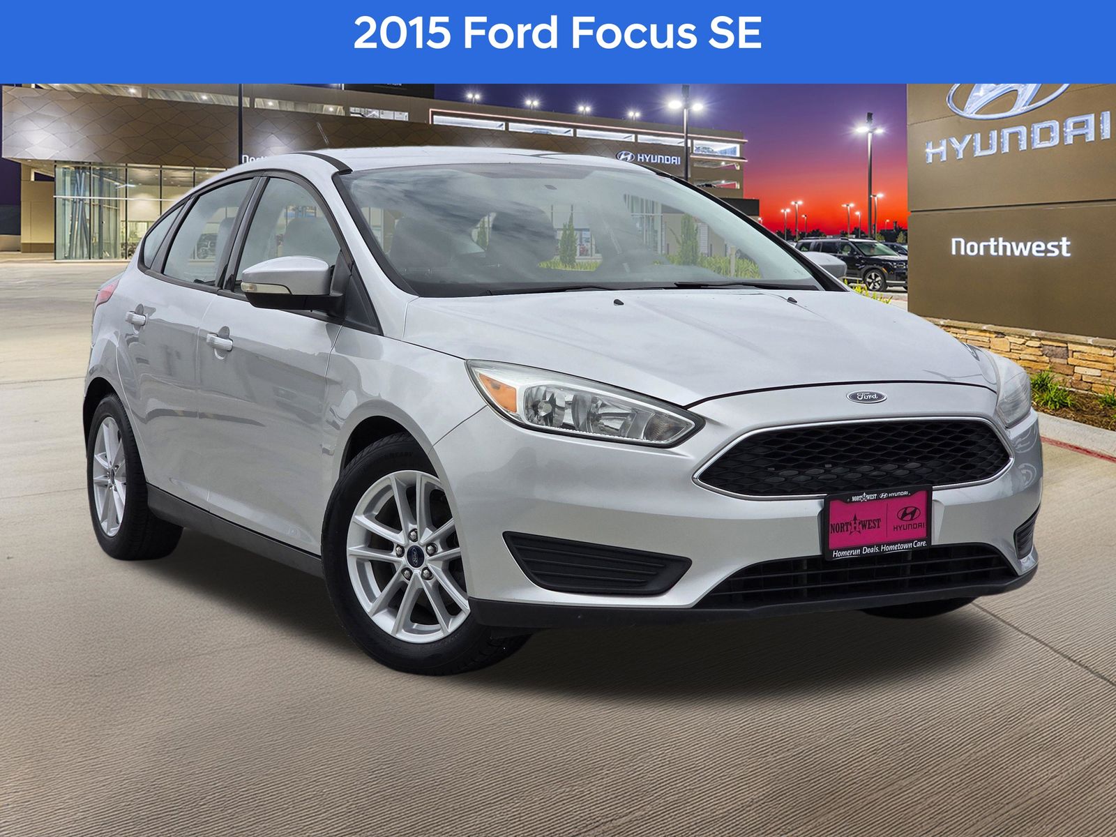 Ingot Silver 2015 Ford Focus SE Hatchback Hatchback Front-Wheel Drive 6-Speed Automatic
