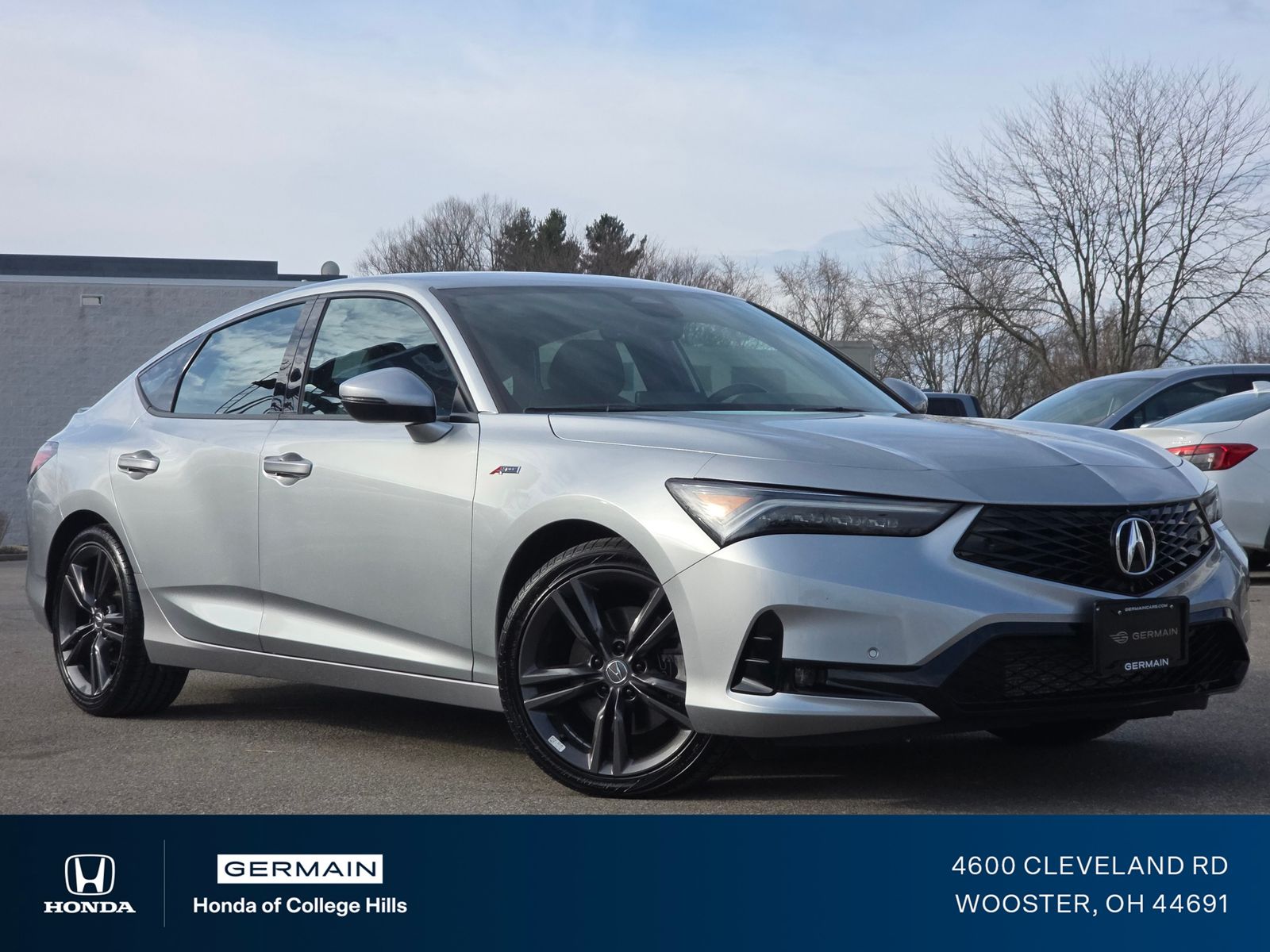 Lunar Silver Metallic 2023 Acura Integra FWD with Technology and A-SPEC Package Sedan Front-Wheel Drive Continuously Variable Transmission