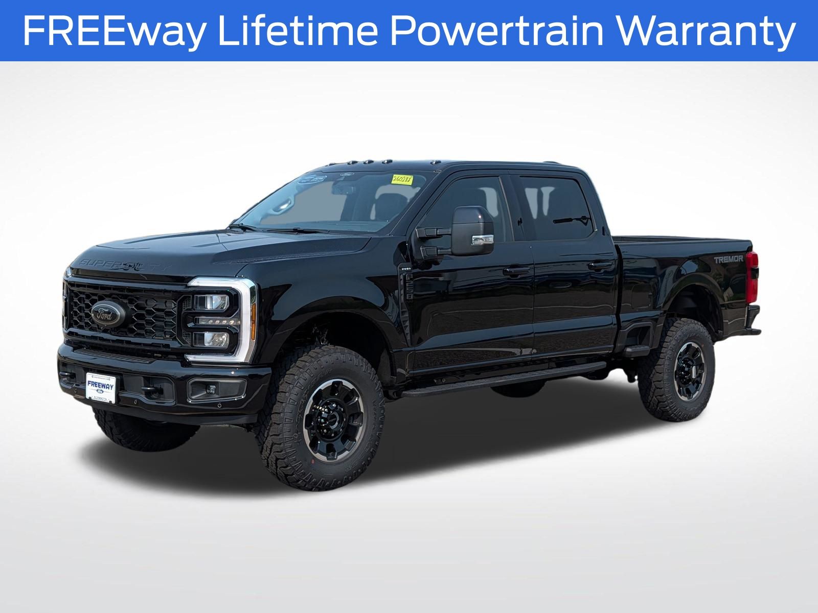 Black 2026 Ford F-250 Super Duty Pickup Truck Four-Wheel Drive Automatic