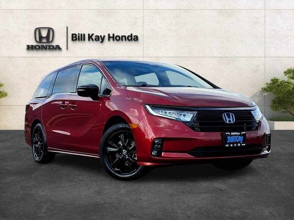 Radiant Red Metallic II 2023 Honda Odyssey Minivan Front-Wheel Drive Automatic