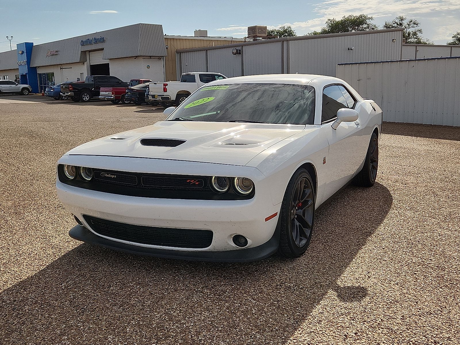 White Knuckle Clearcoat 2022 Dodge Challenger Coupe Rear-Wheel Drive 8-Speed Automatic