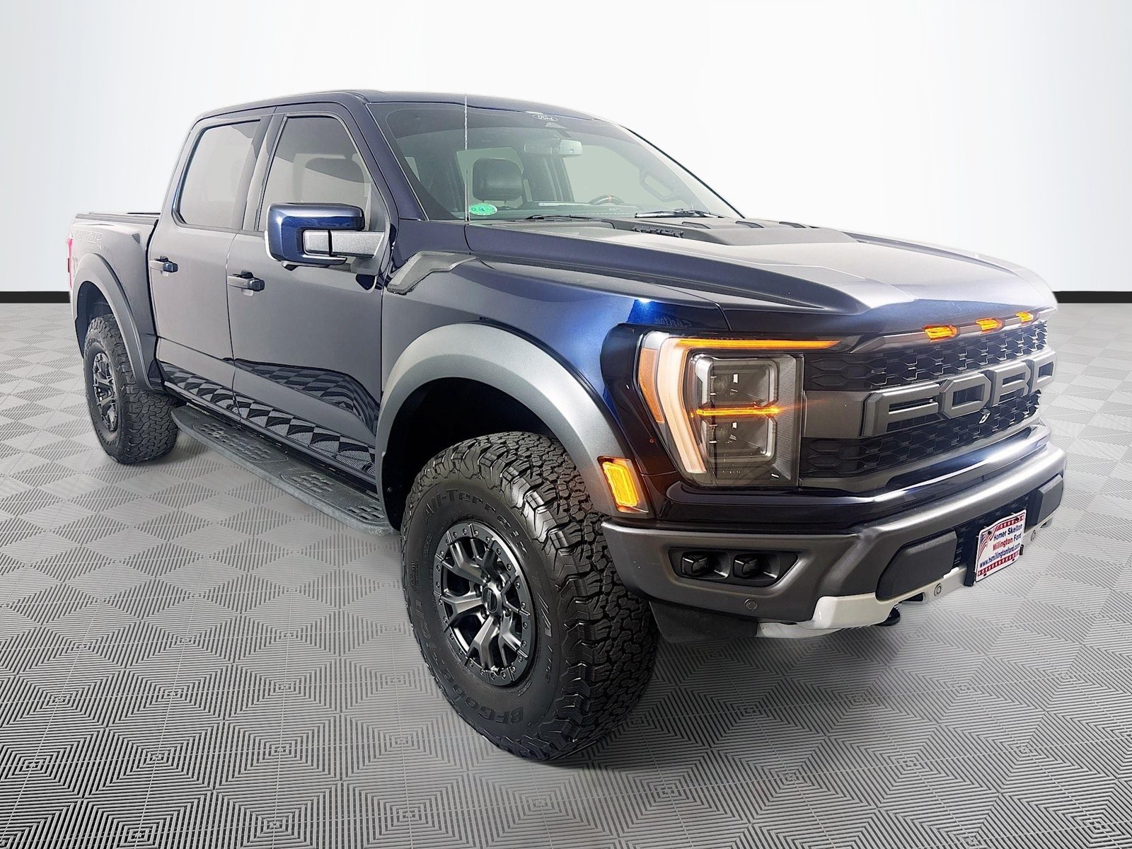Blue Metallic 2022 Ford F-150 Pickup Truck Four-Wheel Drive Automatic