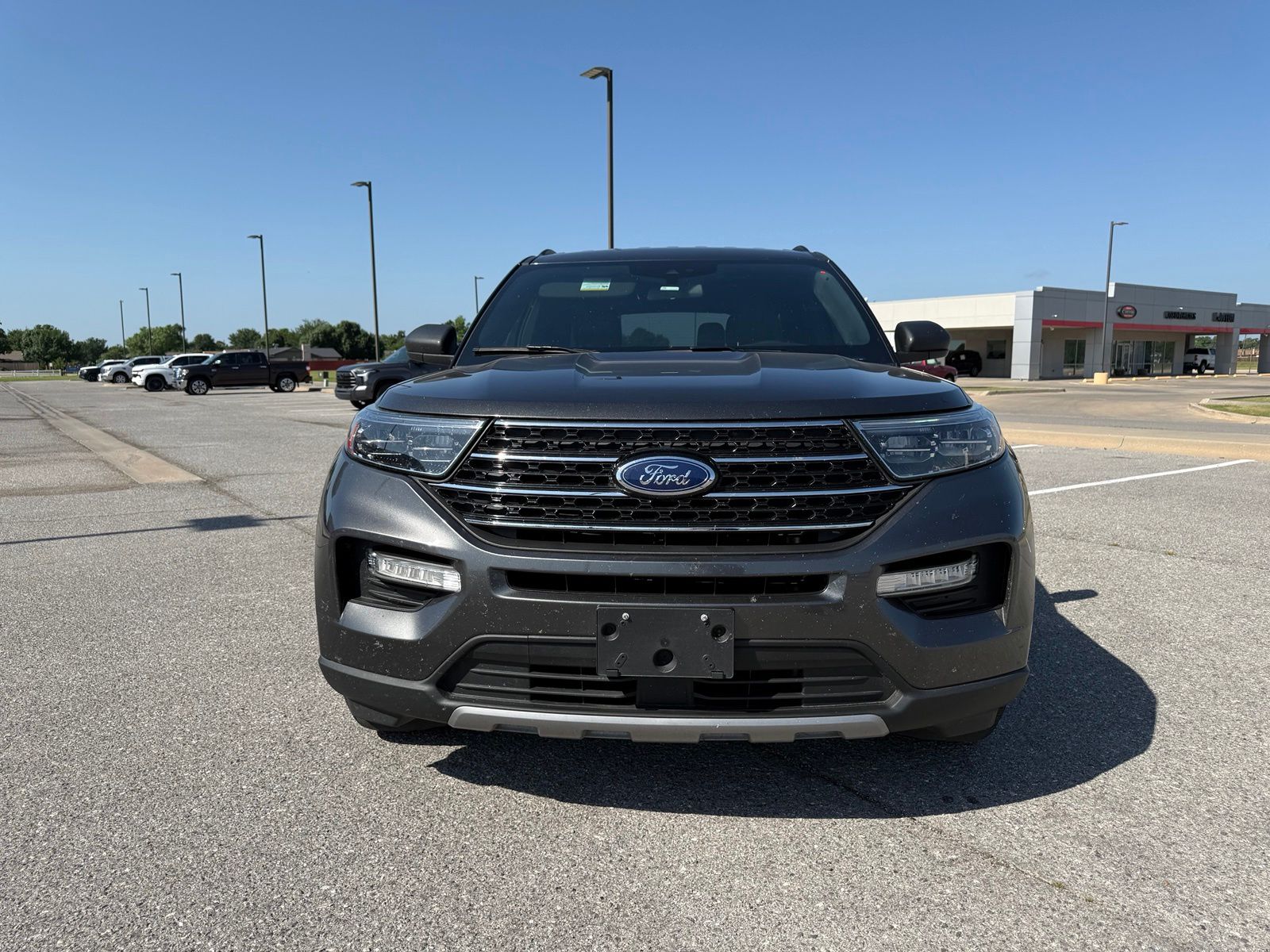 Gray (Magnetic) 2020 Ford Explorer XLT RWD SUV / Crossover Rear-Wheel Drive Automatic