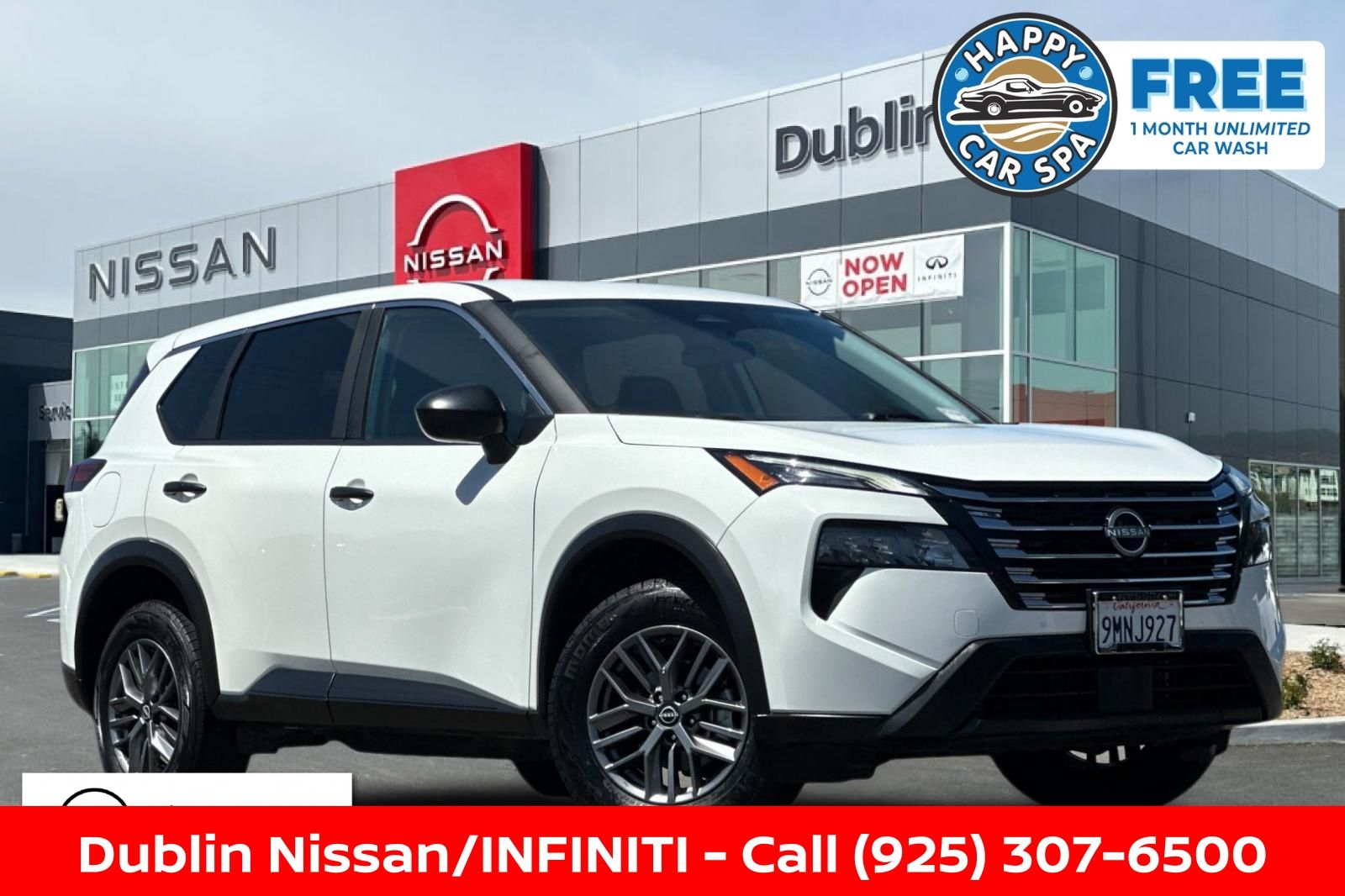 Glacier White 2024 Nissan Rogue SUV / Crossover Front-Wheel Drive Continuously Variable Transmission