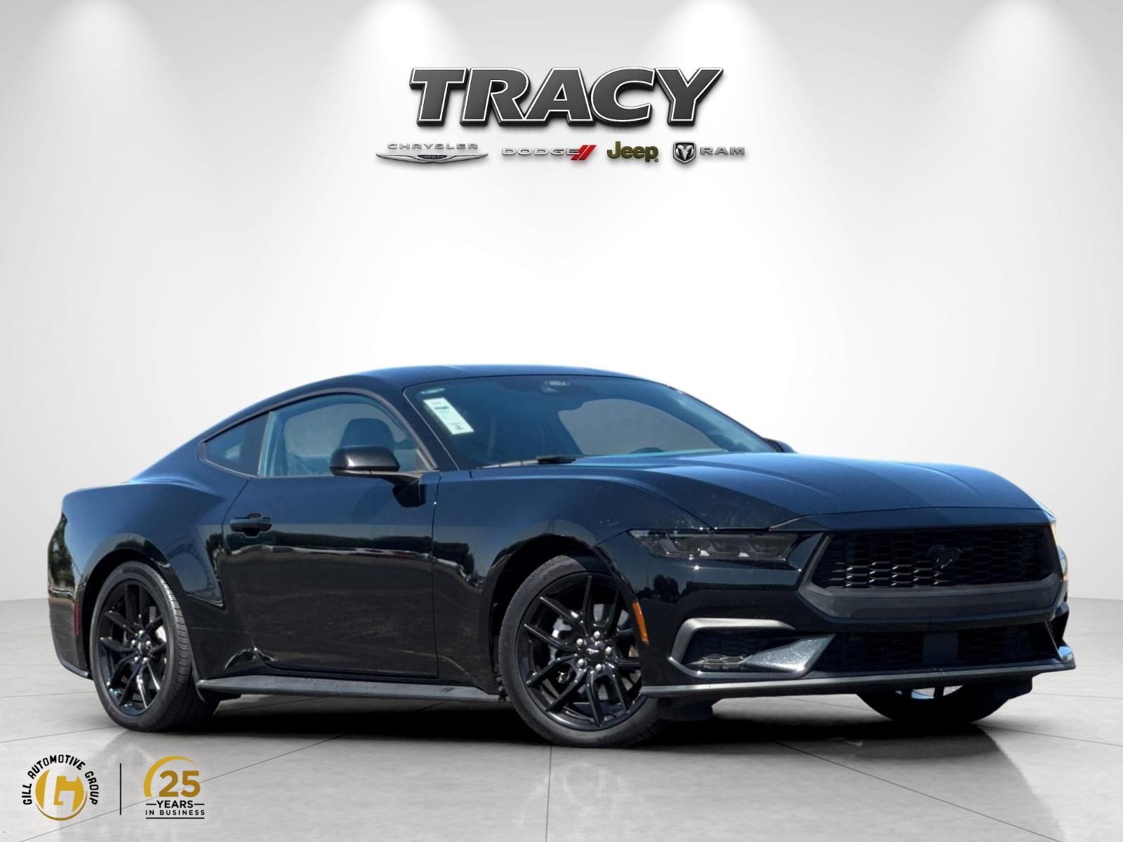 Shadow Black 2024 Ford Mustang Coupe Rear-Wheel Drive Automatic