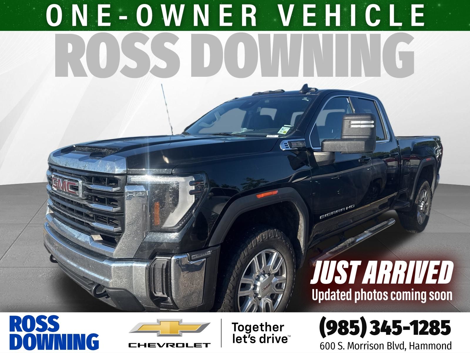 2024 GMC Sierra 2500HD SLE Black at Gerry Lane Buick GMC