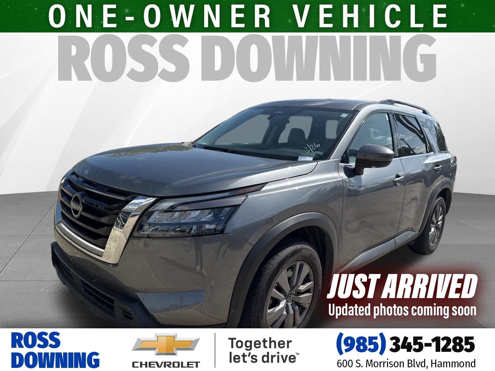 Gray (Gun Metallic) 2024 Nissan Pathfinder SV FWD SUV / Crossover Front-Wheel Drive 9-Speed Automatic