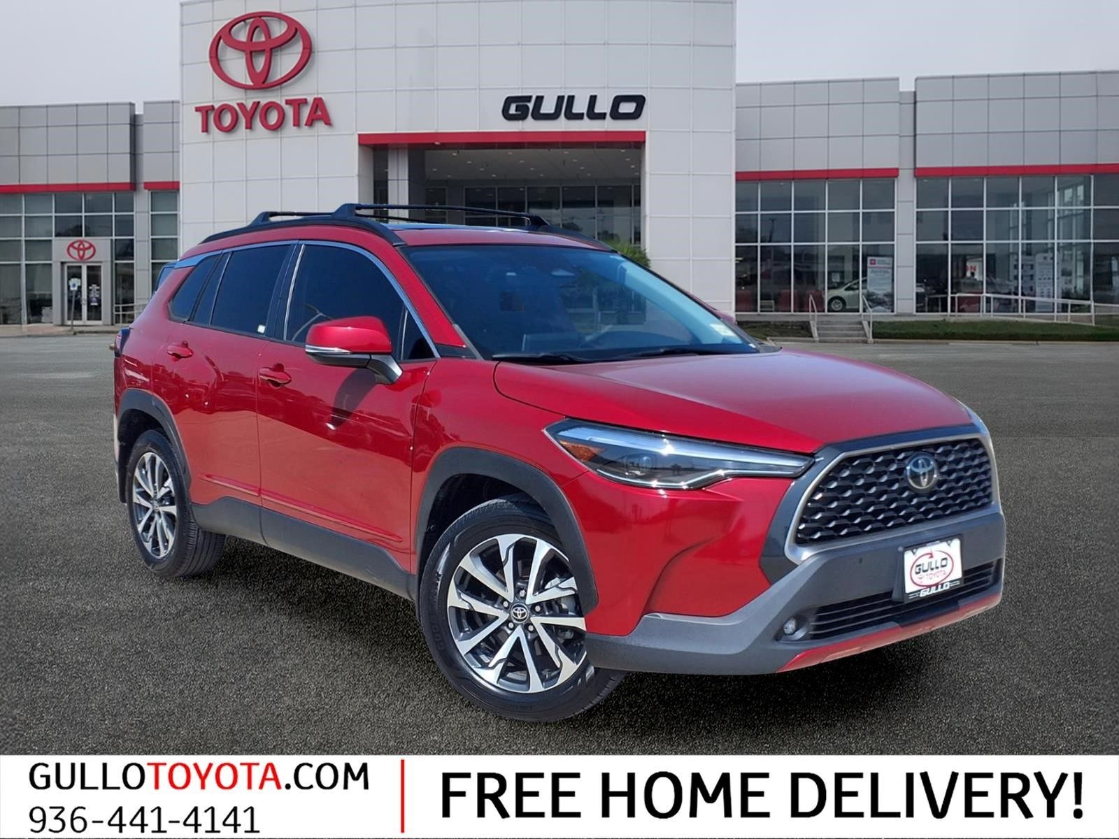 2023 Toyota Corolla Cross XLE Red at Monument Chevrolet