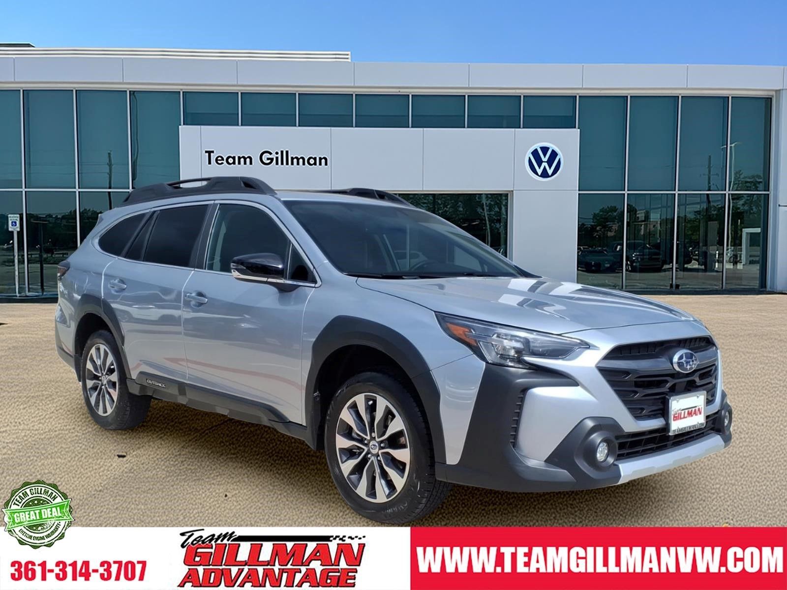 Ice Silver Metallic 2025 Subaru Outback Limited AWD SUV / Crossover All-Wheel Drive Continuously Variable Transmission